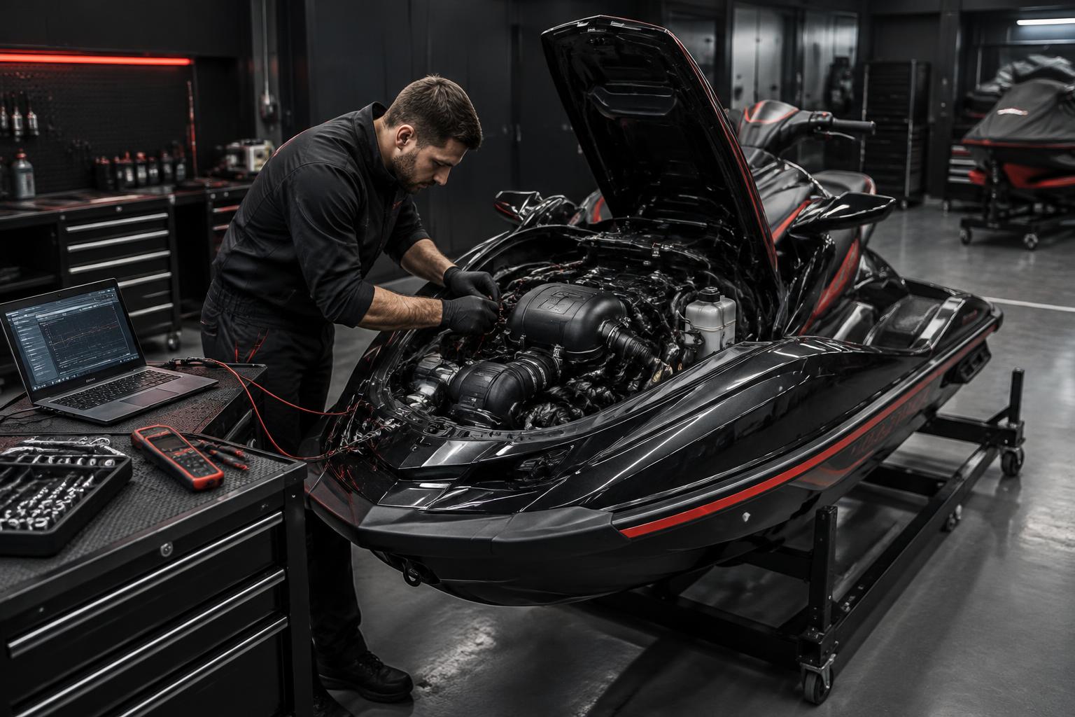 Jet ski diagnostics and service